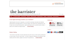 Desktop Screenshot of barristermagazine.com